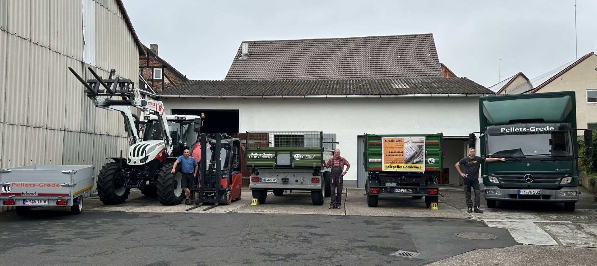 Fuhrpark und Betrieb der Grede GbR in Wabern-Uttershausen