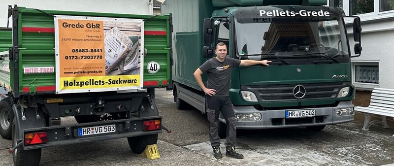 LKW und Anhänger Pellets-Grede